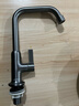 九牧（JOMOO）厨房水龙头 轻奢7字型水槽洗菜盆单冷水龙头77029-719/HBS-1 实拍图