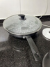 苏泊尔（SUPOR）炒锅 麦饭石色不粘锅平底煎锅无油烟炒菜锅具电磁炉燃气灶通用 EC32SP02 直径（适用3-5人） 32cm 实拍图