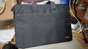 绿联电脑包手提笔记本包收纳包出差旅行适用苹果华为联想小新 双层升级/绒毛护机/14.9英寸/黑 实拍图