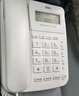 得力（deli）电话机座机 固定电话 办公家用 来去电查询 可接分机 13606白 实拍图