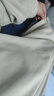 班尼路外套女开衫卫衣女装秋冬季新款潮流宽松上衣服休闲运动夹克2026年 灰绿-纯色 XL 实拍图