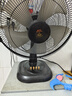 钻石牌（DIAMOND）台式电风扇桌面风扇宿舍办公室转页扇铜芯电机学生客厅床头摇头大风扇台扇WY 【福利款】14英寸机械款（12寸） 实拍图