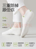 猫人女士袜子女100%纯棉抗菌防臭吸汗防滑隐形袜百搭休闲短袜女5双装 实拍图