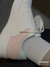 李宁板鞋女鞋2025年秋冬季新款学生空军一号小白休闲增高防滑运动鞋子 云雾白/浅粉色 38 实拍图