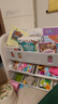 babyviva 儿童书架家用玩具收纳架落地书柜大容量置物架玩具盒宝宝绘本架 实拍图