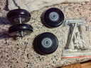 煦赟拉杆箱旅行行李皮箱包万向轮子橡胶耐磨轱辘维修理配件单独轮子 50*14mm双轮款专用-(2片装) 实拍图