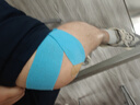 医康臣（UECONCH）肌肉贴 预分切免裁剪弹力贴马拉松运动肌能贴蓝色1卷/盒(5cmX15m) 实拍图