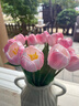 京东鲜花ins郁金香10支仿真花高档装饰假花保湿手感拍照摄影道具手捧花束 实拍图
