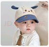爱宝适婴儿帽子春秋款宝宝鸭舌帽卡通棒球帽儿童外出遮阳帽 蓝小熊T150 实拍图