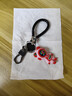 高档太空人钥匙链情侣卡通可爱高级汽车钥匙扣男生钥匙圈精致礼品 【粉】太空人+编织绳+福运牌 实拍图