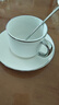 友来福轻奢陶瓷咖啡杯高档欧式简约白色拉花咖啡杯套装220ml马克杯 实拍图