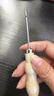 纳鞋底锥针 上鞋缝包勾线锥子 不锈钢尖孔针修鞋补鞋工具 带孔针 实心木柄【孔锥】1个 无规格 实拍图