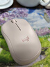 罗技（Logitech）M221轻音鼠标 无线鼠标 办公鼠标 对称鼠标 带无线微型接收器 茱萸粉 实拍图