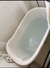捷贝（Jebe baby）成人浴桶大人泡澡桶沐浴桶加厚全身可坐大号家用带盖浴缸塑料浴盆 象牙白【加厚】1.4米-无盖 实拍图