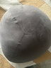 MUJI可当成腰垫使用的柔软靠垫 抱枕 腰托腰靠 炭灰色 35*35*35cm 实拍图