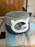 华元宠具（hoopet）猫窝封闭式四季通用猫房子猫床幼猫冬季保暖猫屋可拆洗垫子宠物窝 两用封闭式猫窝【垫子可拆洗】 M：50*50*H36cm(适用15斤内猫咪) 实拍图