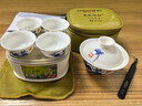金灶（KAMJOVE） 便携旅行功夫茶具套装 户外泡茶套装青花瓷盖碗便携式茶具KP-123 一壶四杯 实拍图