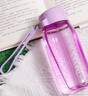 特百惠（Tupperware）乐趣550ML塑料杯夏季男女学生便携运动水杯子大容量双饮口 雏菊紫 实拍图