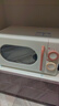 美的小滋味系列微波炉变频家用小型奶油风百搭复古转盘式一级能效低频轻音20L预制菜加热（M2H1） 实拍图