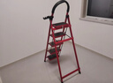 星奇堡 家用梯子工程梯折叠多功能人字梯伸缩室内加厚两用梯子 加厚五步梯-红色 实拍图