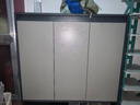 立太鞋柜门口入户柜收纳柜一体靠墙实木鞋架简易多层家用外楼道玄关柜 【加厚15MM环保欧松板】90-32-96CM金典雅仕灰 实拍图
