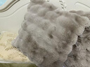 骆易家（LORiCA）客厅沙发抱枕头床上大靠背家用毛绒床头靠枕冬季方形大抱枕套靠垫 咖色-暖绒【加长仿兔绒】 50cm*50cm 含枕芯 (枕套+枕芯) 实拍图