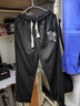 布恩普美式休闲裤子男秋冬季高街学生运动加绒直筒裤男生宽松阔腿卫长裤 黑色（常规款） 3XL 【建议体重150-165斤左右】 实拍图