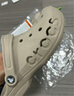 CROCS卡骆驰洞洞鞋贝雅男鞋女鞋轻便耐磨一脚蹬拖鞋休闲鞋|10126 卵石色-2V3 44 (280mm) 实拍图