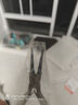 迷你钳子5寸尖嘴钳老虎钳钢丝钳斜口钳饰品手工DIY珠宝钳弯嘴钳 5寸钳子三件套 实拍图