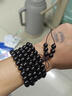 戚小米黑檀木手串男士108颗佛珠紫光檀男士手链女士文玩手把件木质串珠 8MM 实拍图