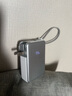 中诺（CHINO-E）【3C认证 可上飞机】充电宝10000毫安 22.5W 自带墙插双线快充移动电源适用苹果/安卓圣诞礼物 自带插座自线双向快充充电宝【银色】 实拍图