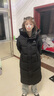 鸭鸭（YAYA）王一博同款羽绒服男女2025年冬季新款长款过膝极寒加厚保暖外套 青光黑色 300g+充绒【抗寒-40°C】 S (165) 【90-115斤】 实拍图