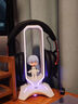 WAIZOWLbg gaming 耳机支架 RGB游戏耳机支架 头戴式耳机架 鼠标夹线器USB拓展 手办架 苹果白 实拍图