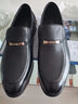 金利来（Goldlion）男士皮鞋商务正装男鞋软面皮耐磨一脚蹬乐福鞋懒人鞋皮鞋鞋子男 黑色 43 实拍图