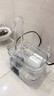HELLOJOY宠物猫咪饮水机流动水静音猫饮水器喝水器自动循环猫狗喂水 透明 实拍图