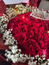 琐拉鲜花速递玫瑰花束求婚生日礼物送女友全国同城花店配送 52朵红玫瑰花束-女神款 实拍图