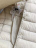 鸭鸭（YAYA）佟丽娅同款轻薄羽绒服女新款冬季短款圆领内胆修身时尚薄外套男 驼色【女款无领】 4XL 实拍图