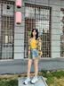 CAMILA KSENIA老爹鞋女士2026年新款夏季休闲跑步鞋百搭厚底增高网面透气运动鞋 灰蓝色 37 实拍图