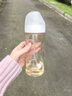 贝亲（Pigeon）自然离乳 PPSU重力球吸管双把手奶瓶 330mL 12月+ AA253 实拍图
