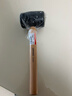 卡夫威尔 木柄橡胶锤橡皮锤检验锤 胶榔头 地板瓷砖安装锤750g HA0224E 实拍图