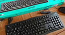 罗技（Logitech）MK120 键鼠套装 有线键鼠套装 办公键鼠套装 电脑键盘 USB即插即用 全尺寸 黑色 实拍图