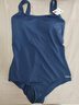 迪卡侬泳衣女连体三角抗氯游泳服显瘦大码泳装泡温泉深蓝4230022 实拍图