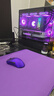 白泽紫微帝星电竞鼠标垫中性偏涩类99职业级布FPS瓦csgo无畏契约CF控制游戏布垫 【凝夜紫】软橡胶底5mm 490*420mm 实拍图