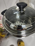 郭老大【工厂直发】郭老大304不锈钢电锅电炒锅一体 加厚电蒸锅 多功能电热锅 多功能电饭锅 电 32cm【定时款】 4.2L 带一个304不锈钢蒸笼 实拍图