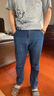 真维斯（JEANSWEST）牛仔裤男2025秋季冰丝薄款宽松直筒裤百搭男裤子休闲长裤浅蓝32 实拍图
