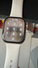 Apple/苹果 Watch Series 10 智能手表GPS款42毫米玫瑰金色铝金属表壳淡桃粉色运动型表带S/M MX1R3CH/B 实拍图