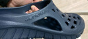 迪卡侬（DECATHLON）游泳男士凉鞋沙滩拖鞋洞洞鞋外穿NABD2028002深蓝色网格款44码 实拍图