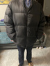 网易严选25新品90鸭绒超蓬羽绒服休闲面包服石墨烯保暖轻量抗菌防泼水 25秋冬立领-静谧黑 2XL 实拍图