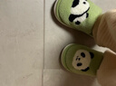 猪爸爸儿童棉拖鞋男童室内家居防滑女宝宝秋冬2024新款保暖拖鞋绿色210 实拍图
