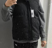 真维斯马甲男无袖棉衣外套秋冬男士上衣新款纯色中青年坎肩保暖休闲背心 黑色 2XL (建议130-150斤) 实拍图